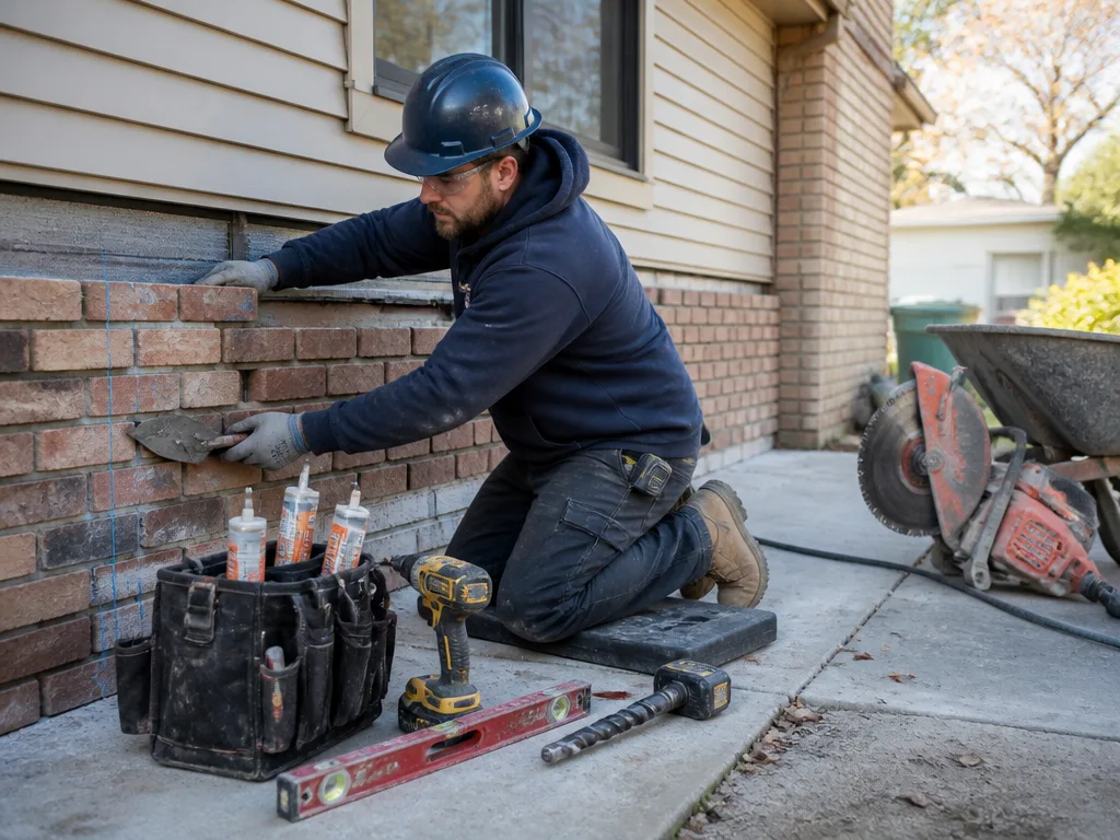 Brick Veneer Installation