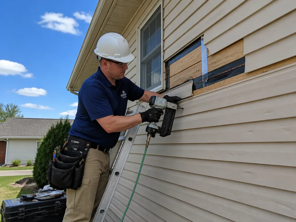 Hail Damage Siding