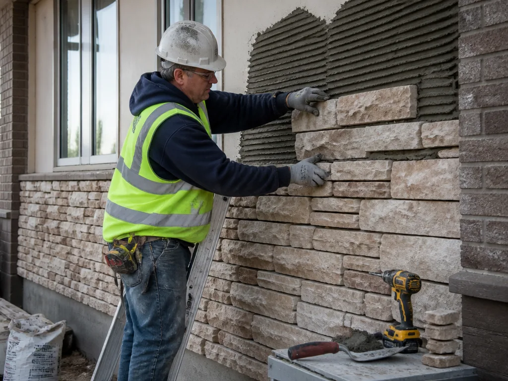 Stone Veneer Installation